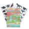 prehistoric land reusable stickers and scenes