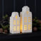 matt ceramic led decoration - large house