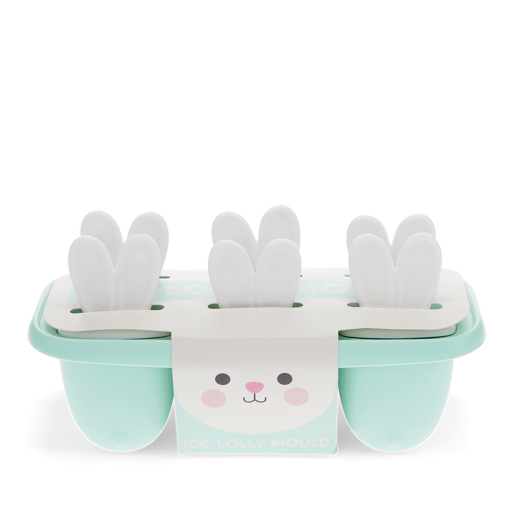 bunny ear ice lolly mould - teal
