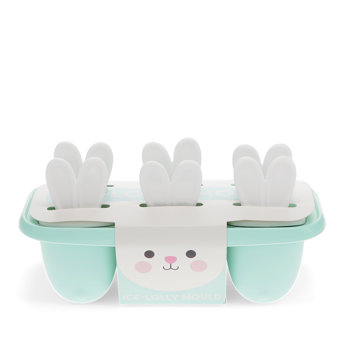 bunny ear ice lolly mould - teal