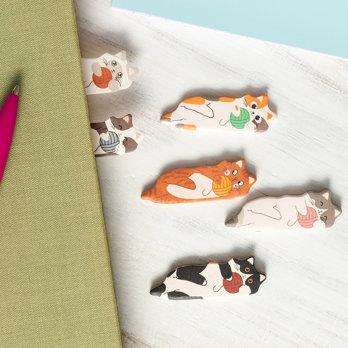 cat note index stickers