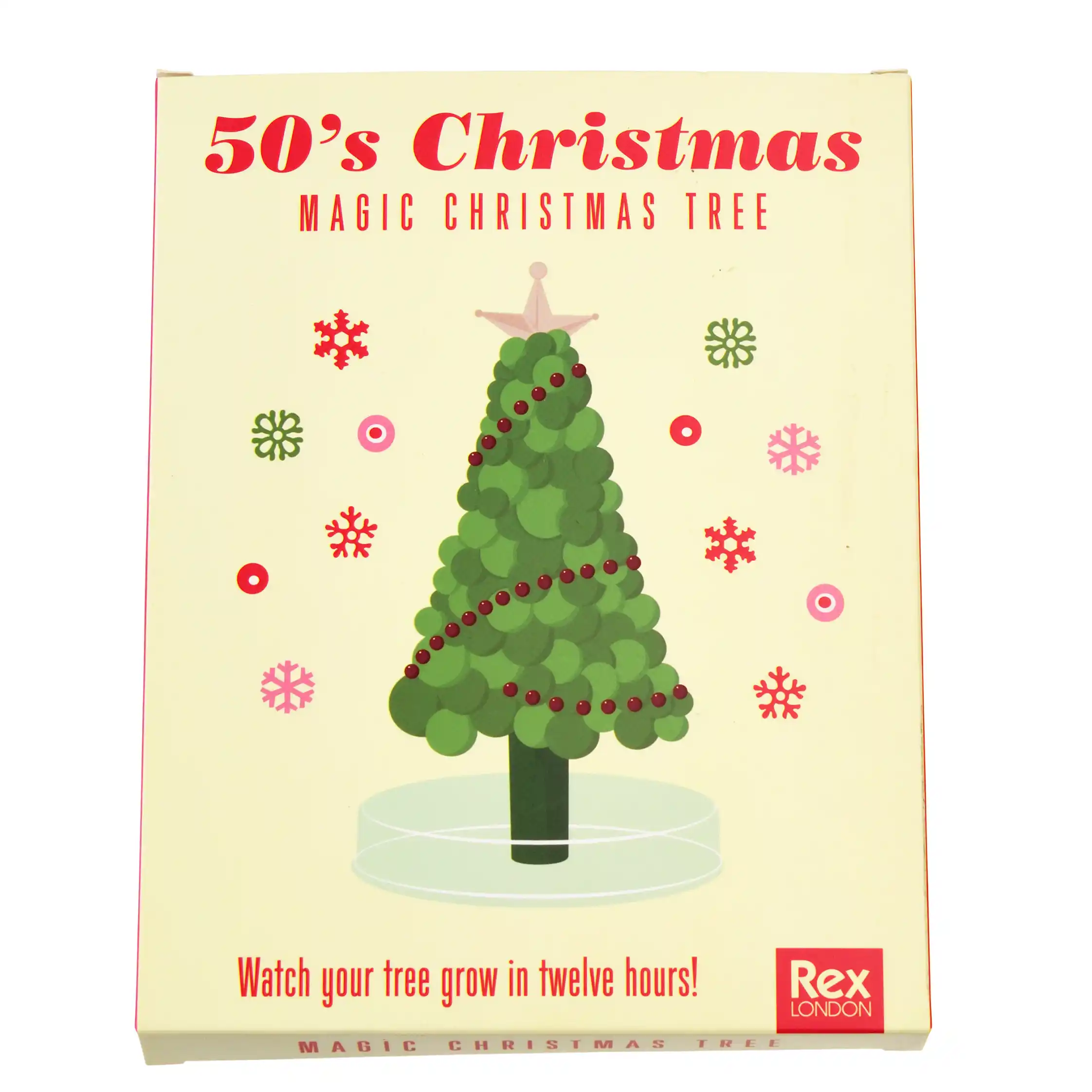 magisch wachsender weihnachtsbaum 50s christmas