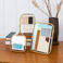rounded standing brass frame 13x18cm