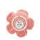 plat à fleurs en céramique 11cm - rose
