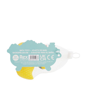 jouet de bain - canard avec tuba (jaune)