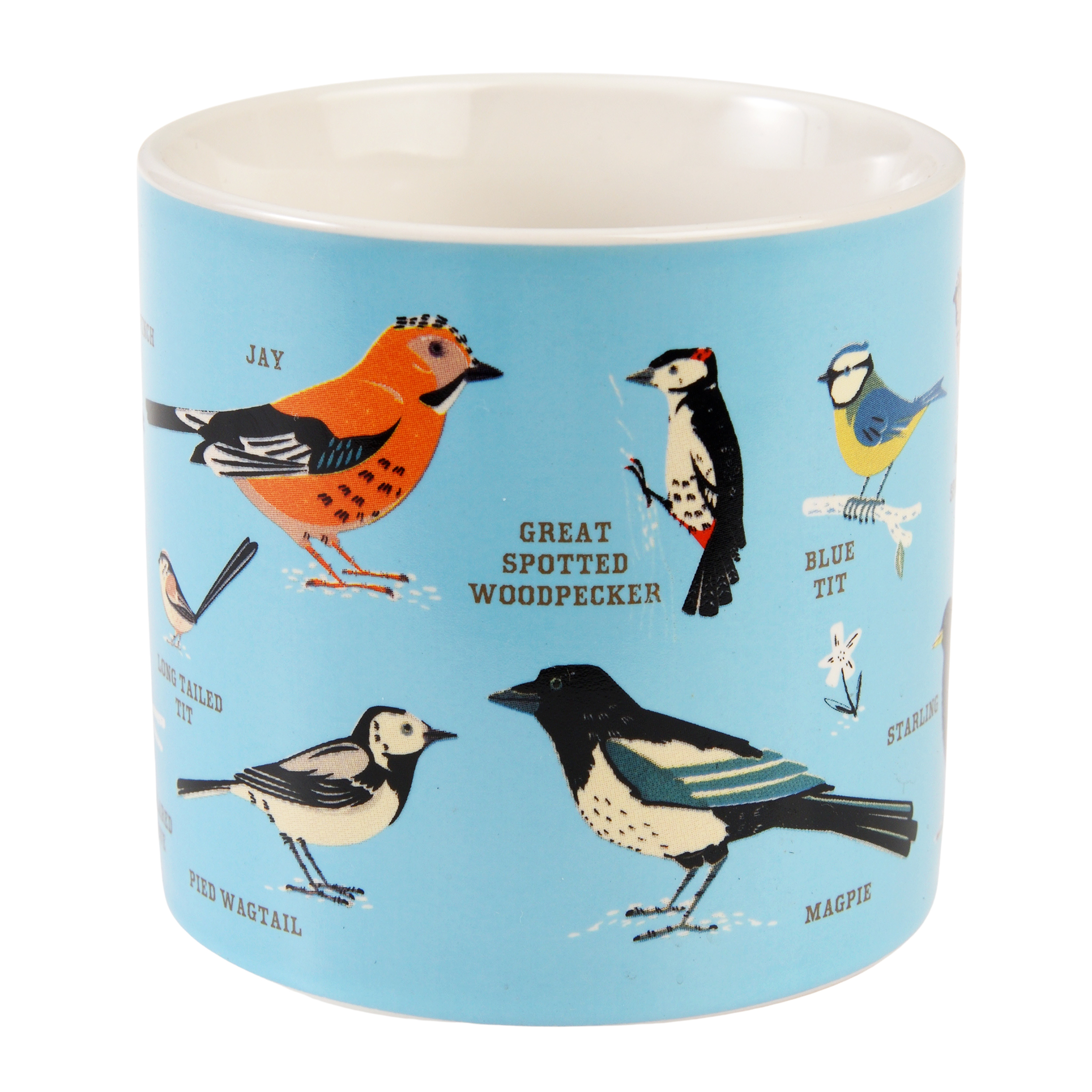 ceramic mug - garden birds