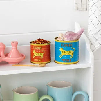 kleine deko-dosen leopard (2-er set) kleine deko-dosen leopard (2-er set)