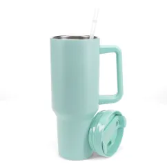 travel tumbler with handle (1.2ltr) - eggshell blue travel tumbler with handle (1.2ltr) - eggshell blue
