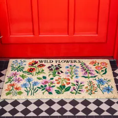 doormat - wild flowers doormat - wild flowers