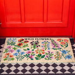 doormat - wild flowers