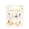 star hair clips (set of 4) - gold and silver