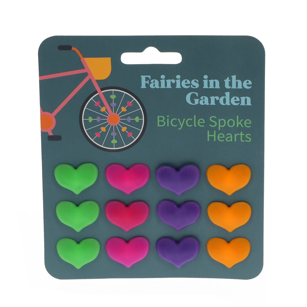 radio bicicleta corazones- fairies in the garden