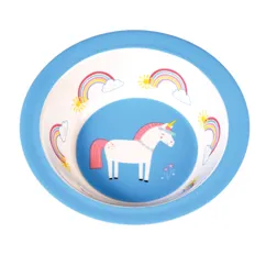 melamine bowl - magical unicorn