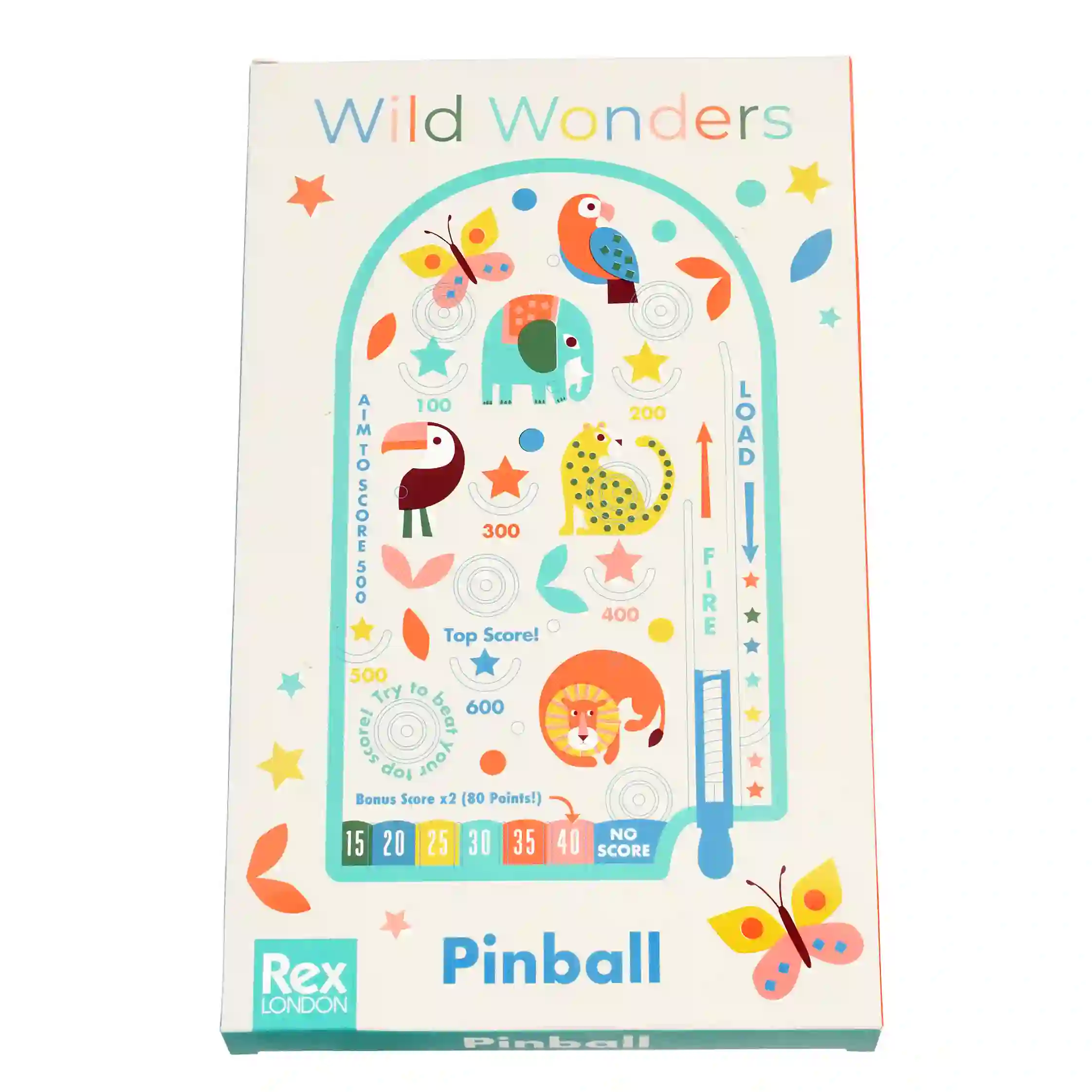 pinball game - wild wonders