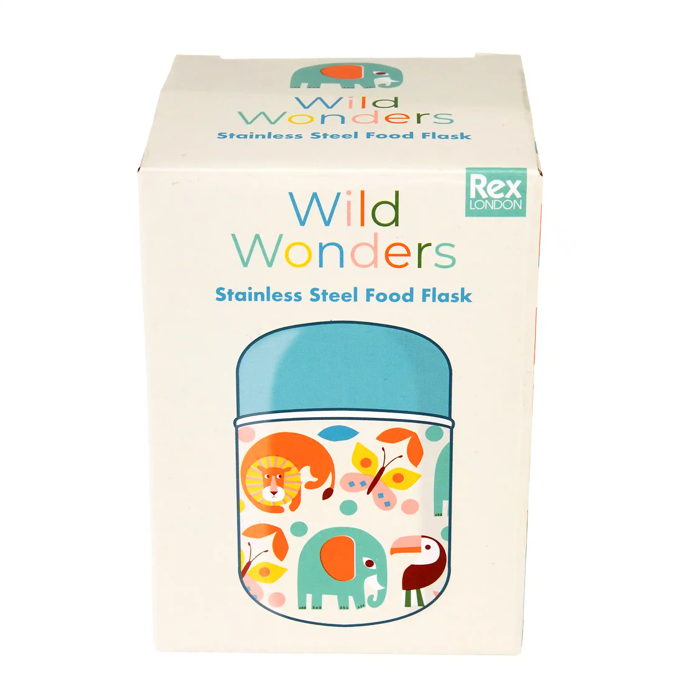 frasco de alimentos de acero inoxidable wild wonders