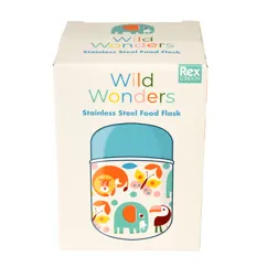 stainless steel food flask - wild wonders