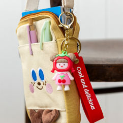 charm porte-clés - cherry girl