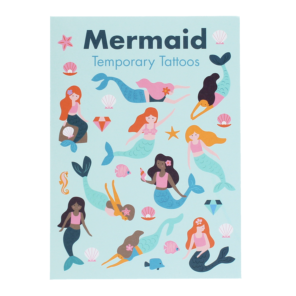 temporary tattoos - mermaid
