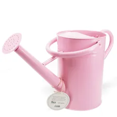 arrosoir en acier galvanisé 4,5l - rose arrosoir en acier galvanisé 4,5l - rose