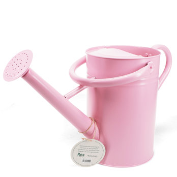 arrosoir en acier galvanisé 4,5l - rose
