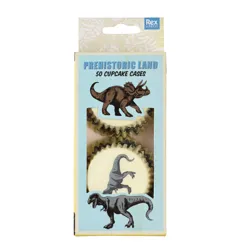 cupcake cases (pack of 50) - prehistoric land