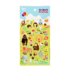 3d puffy stickers - animal friends 3d puffy stickers - animal friends