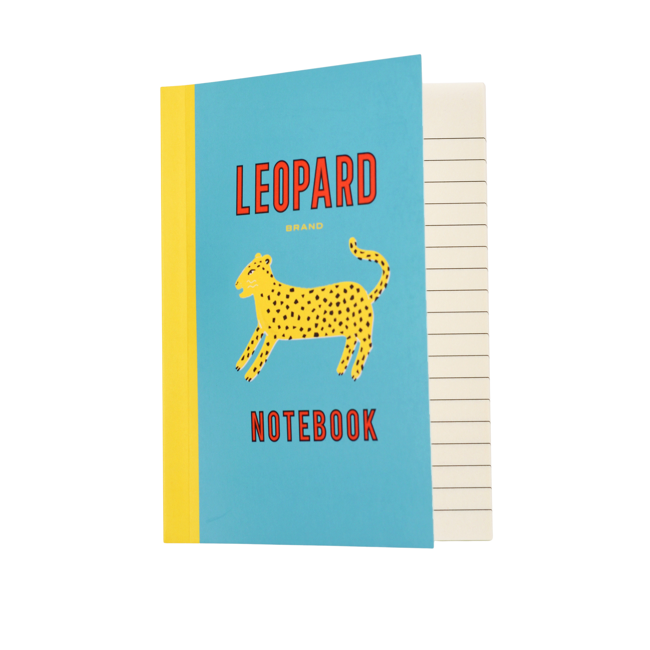 a6 notebook - leopard