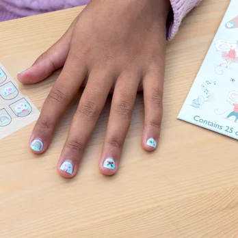 children's nail stickers - mouse ballet children's nail stickers - mouse ballet