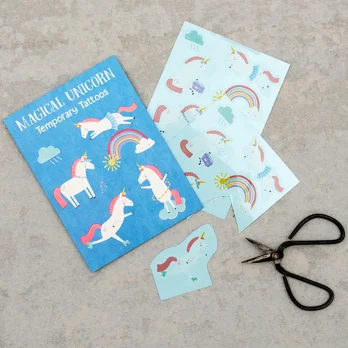 temporary tattoos - magical unicorn temporary tattoos - magical unicorn