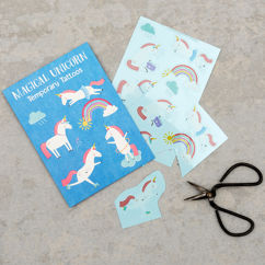 temporary tattoos - magical unicorn