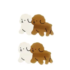 hair clips (set of 2) - puppies hair clips (set of 2) - puppies