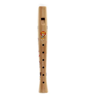children's wooden recorder - animal band children's wooden recorder - animal band