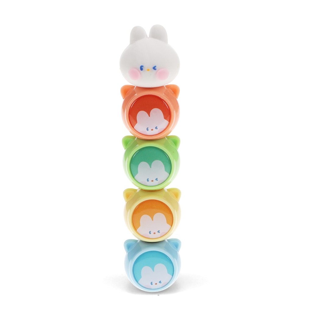 stackable highlighters set - bunny