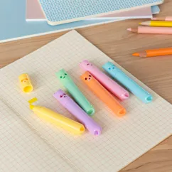 mini-highlighter (6-er set) - bär mini-highlighter (6-er set) - bär