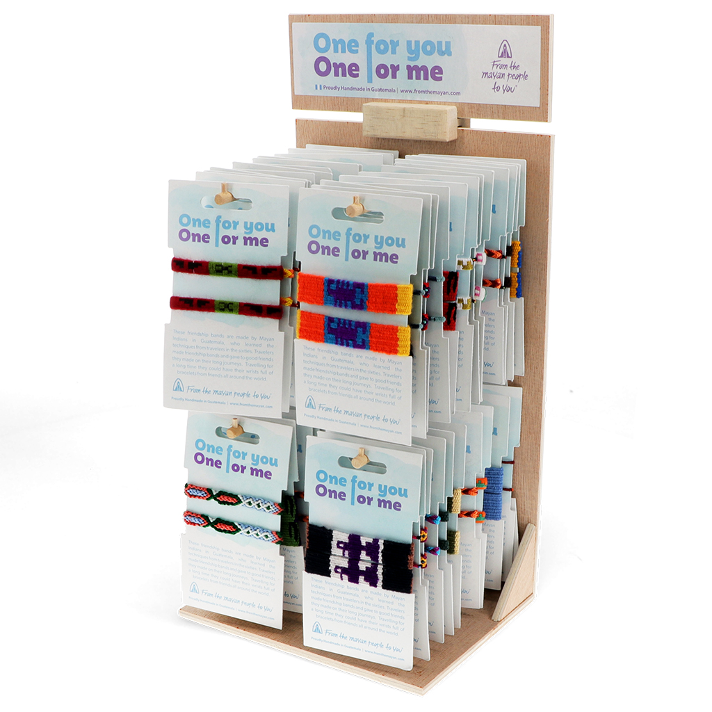 handmade mayan friendship bracelets - assorted