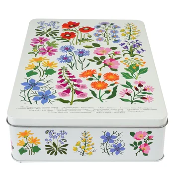boîte à biscuits wild flowers boîte à biscuits wild flowers
