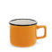 stoneware espresso mug 125ml - orange