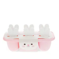bunny ear ice lolly mould - pink