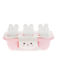 bunny ear ice lolly mould - pink