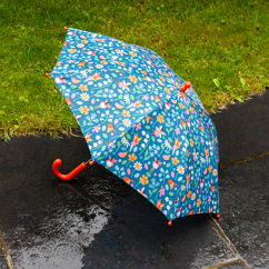 children's push-up umbrella - fairies in the garden