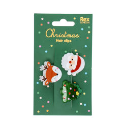 mini-pinces à cheveux (lot de 3) – noël