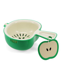 green apple draining basket