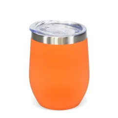 rubber coated travel cup 350ml - orange rubber coated travel cup 350ml - orange