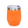 gummierter reisebecher 350ml - orange