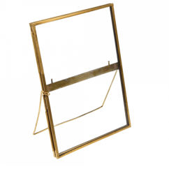 standing brass frame 18x13cm