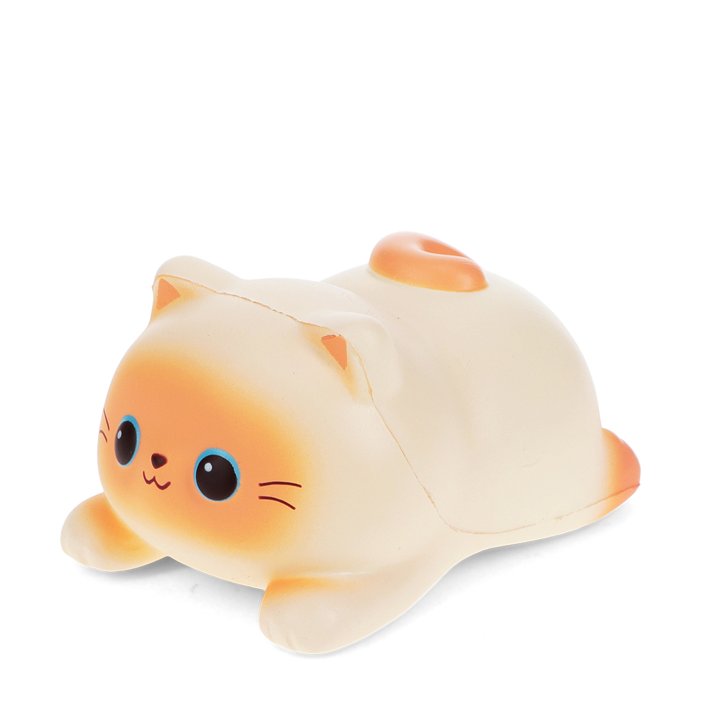 squidgy stress toy - laying cat