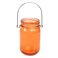 jam jar tealight holder - orange