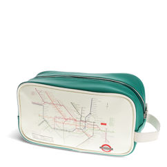 wash bag - tfl heritage tube map