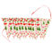 paper bunting (3 metres) - 50s christmas