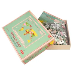 jigsaw puzzle (1000 pieces) - world map jigsaw puzzle (1000 pieces) - world map